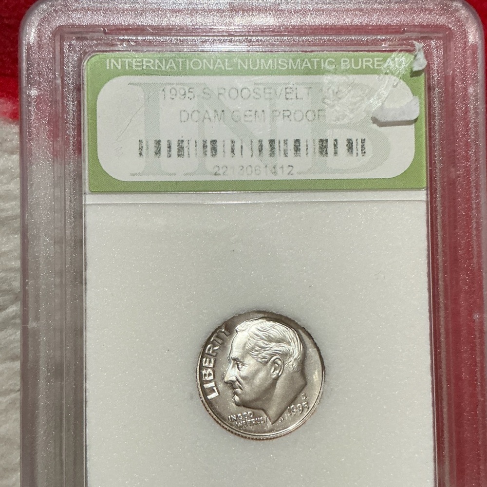 1995 Roosevelt Dime - Slab